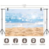 LB0021 Beach Sand Theme Backdrop